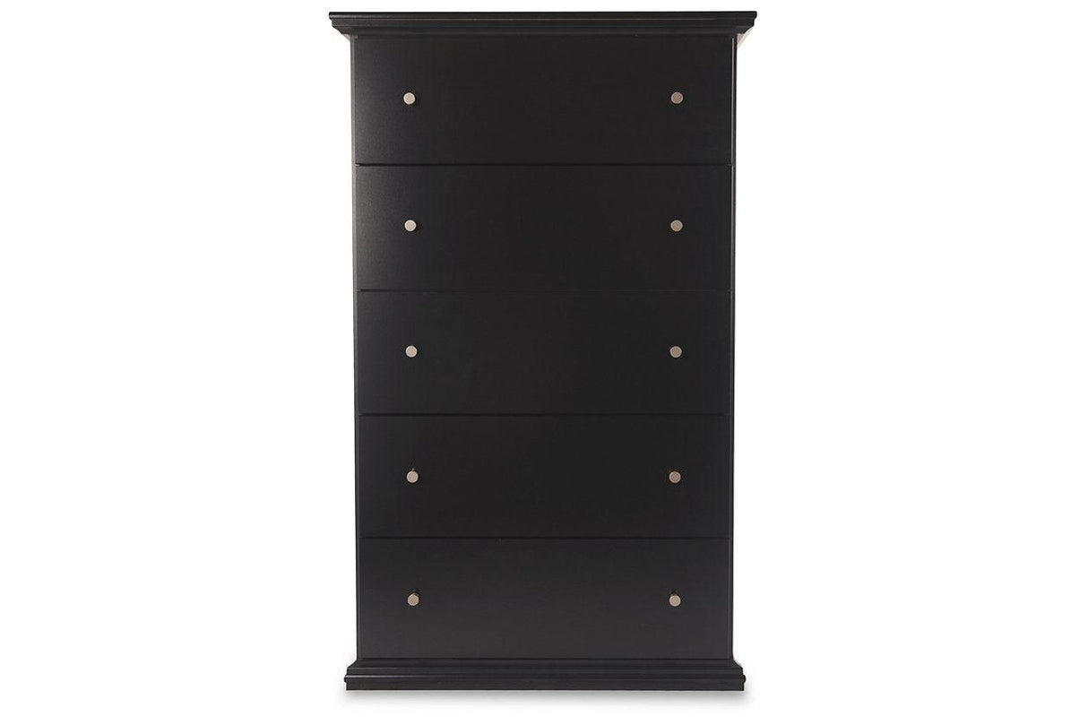 Maribel Black Chest of Drawers by Ashley at Eve Furniture
