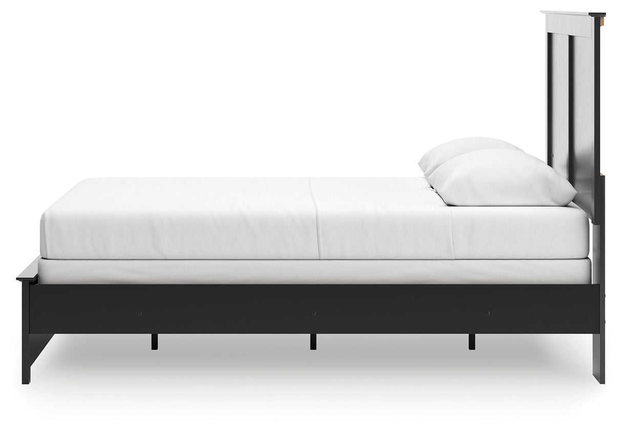 Maribel Black Queen Panel Bed by Ashley at Eve Furniture