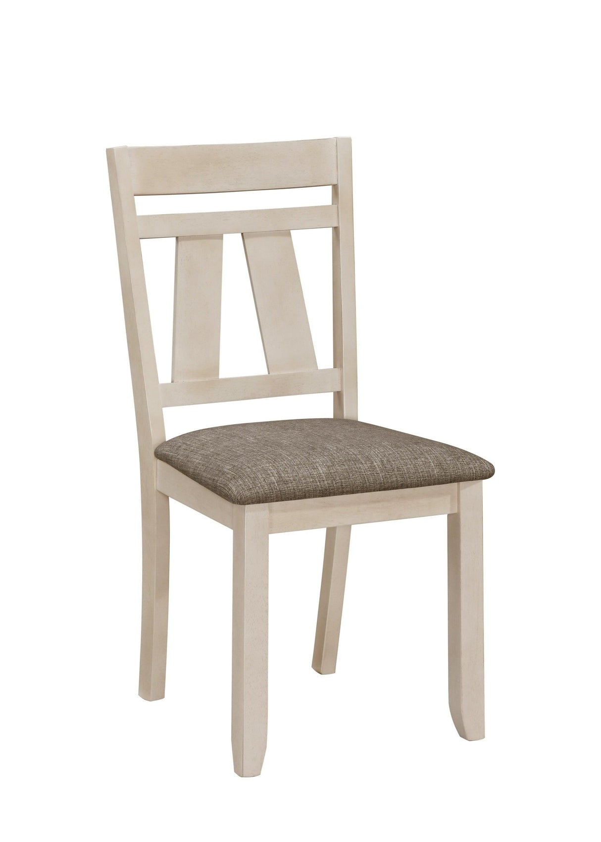 Maribelle Chalk and Gray Dining Chair, Set of 2 by Crown Mark at Eve Furniture