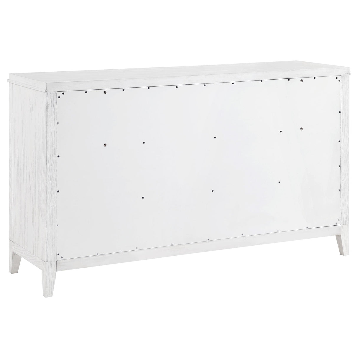 Marielle Distressed White 6-drawer Bedroom Dresser by Coaster at Eve Furniture