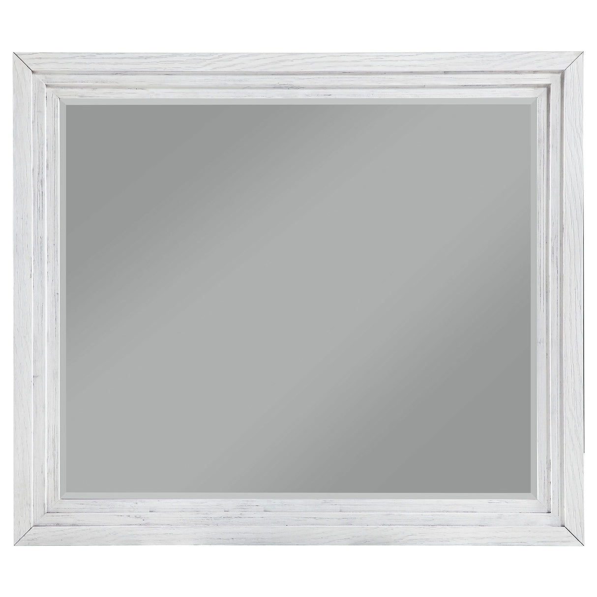 Marielle Distressed White Dresser Mirror by Coaster at Eve Furniture