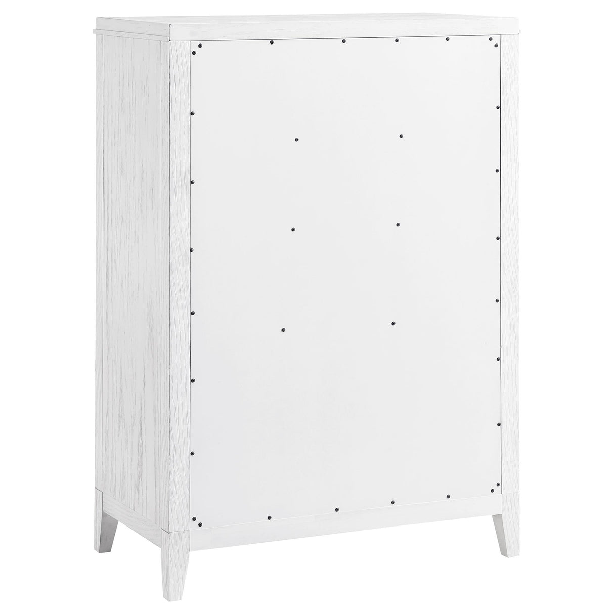 Marielle 5-drawer Bedroom Chest Distressed White by Coaster at Eve Furniture