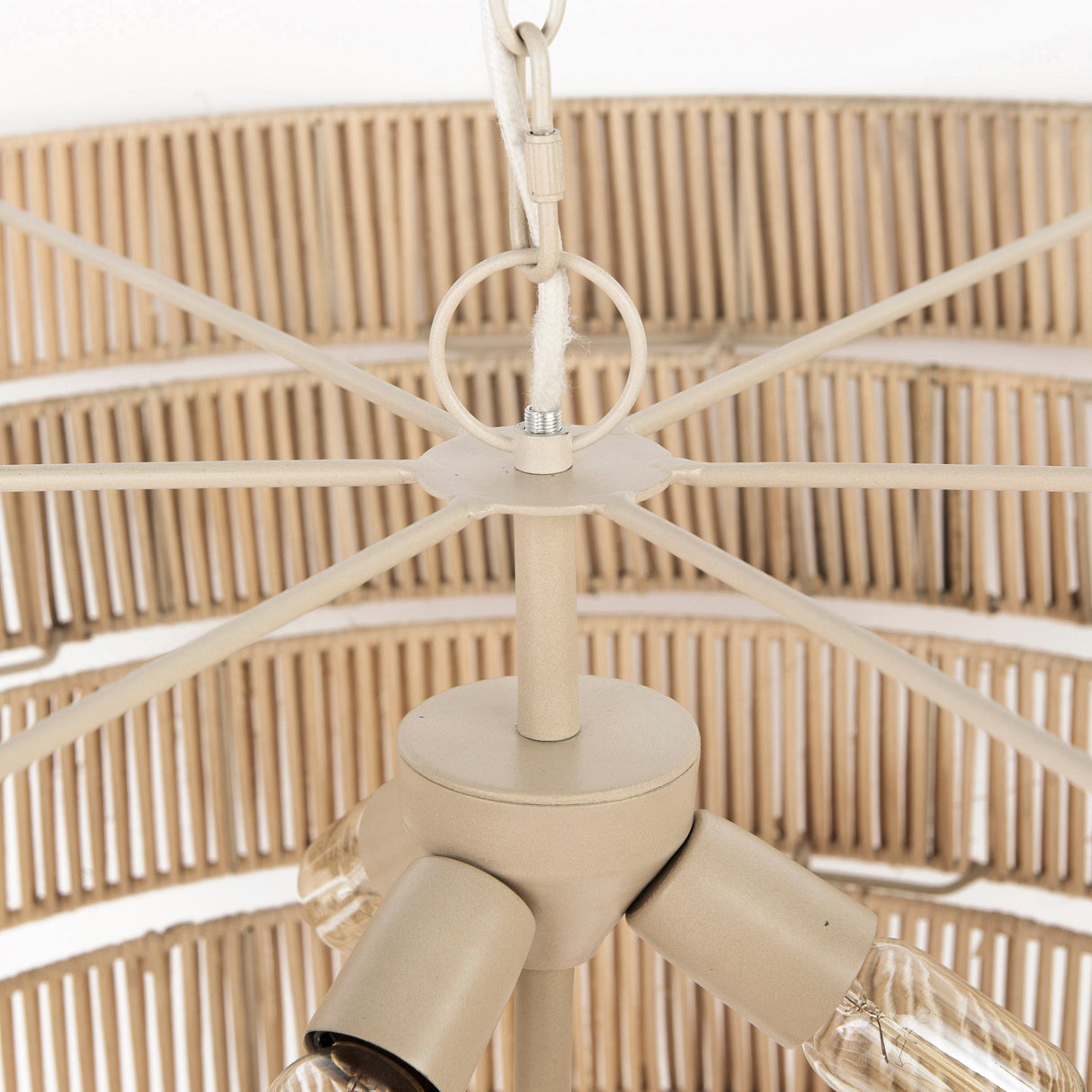 Marimba Natural Cane 6 Tier Chandelier by Mercana at Eve Furniture