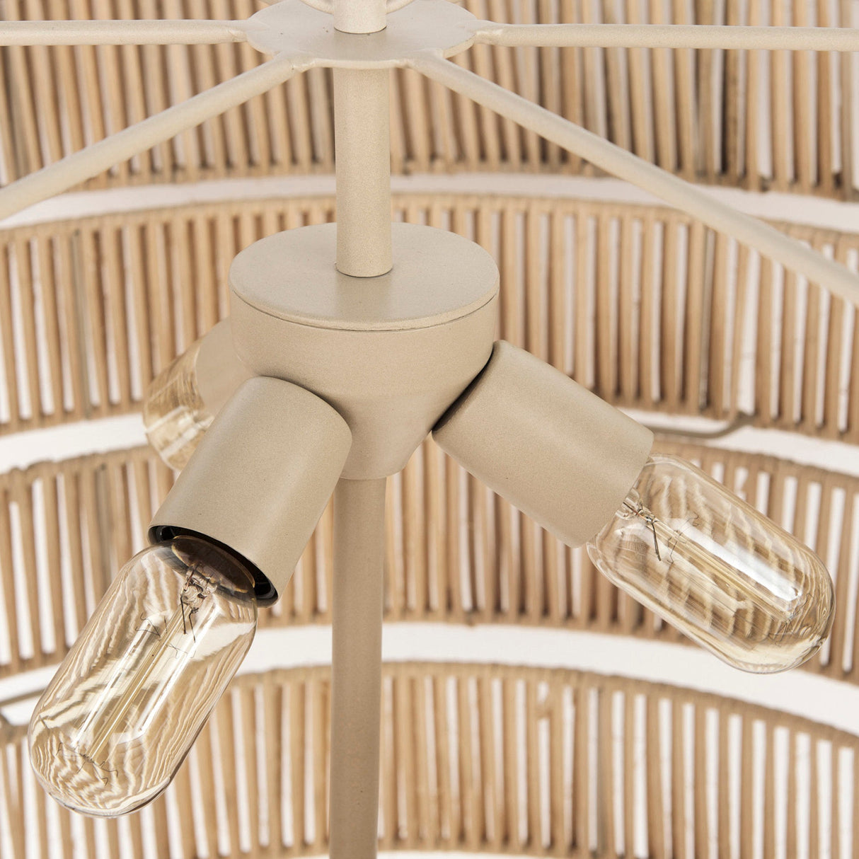 Marimba Natural Cane 6 Tier Chandelier by Mercana at Eve Furniture