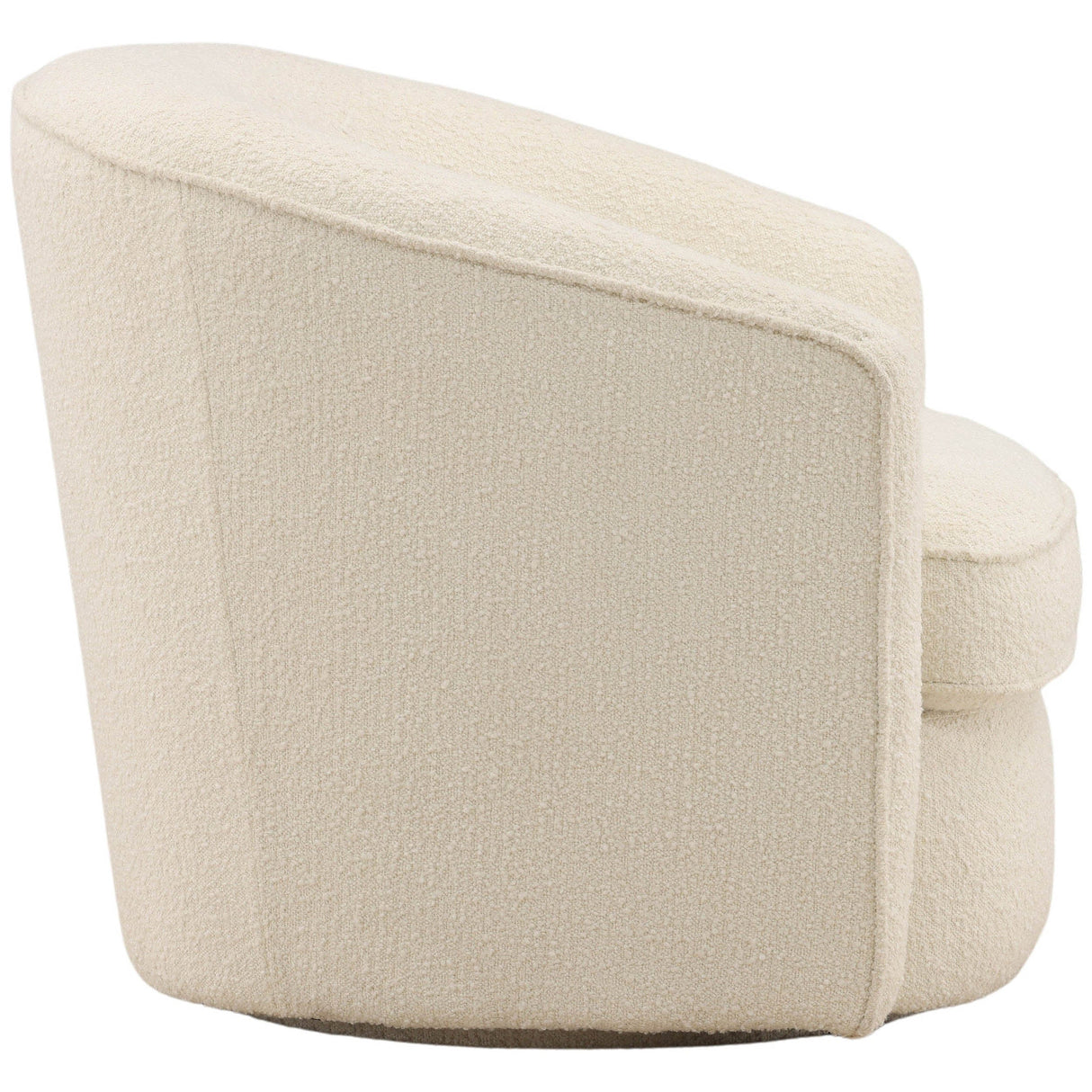 Marin Swivel Chair, Cream by Dovetail at Eve Furniture