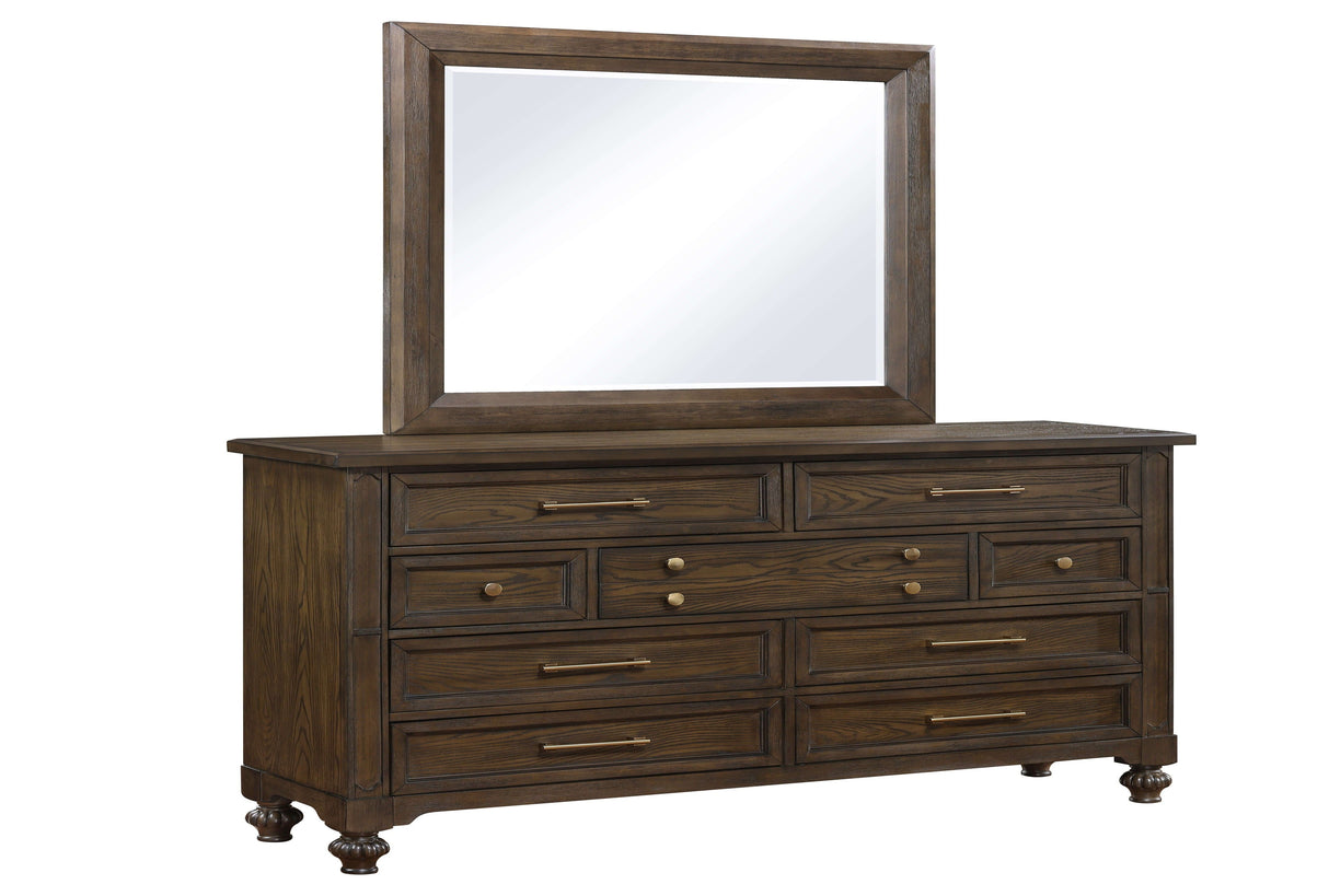 Marina Dark Walnut Bedroom Set by Cosmos Furniture at Eve Furniture