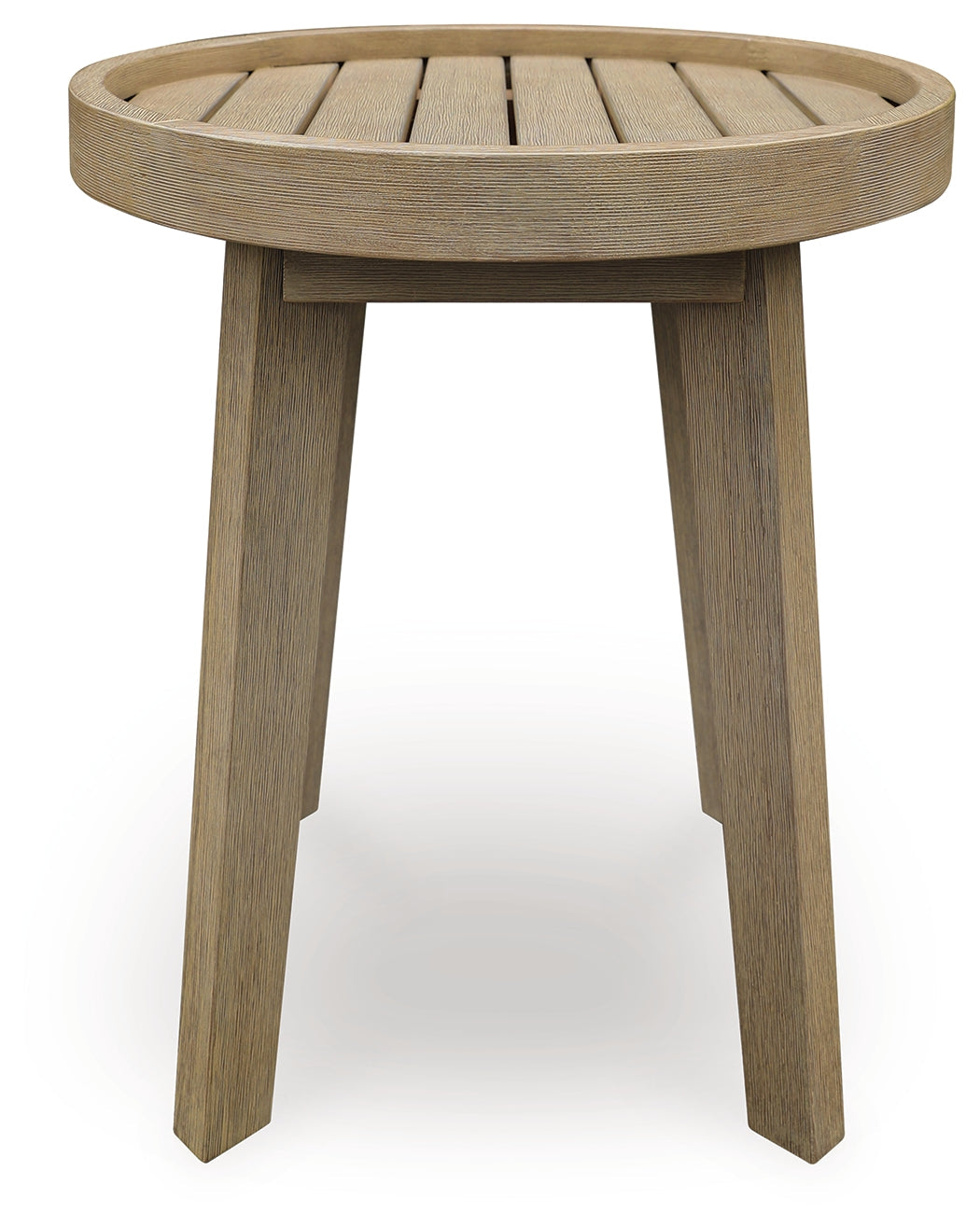 Marina Sun Beige Outdoor End Table by Ashley at Eve Furniture