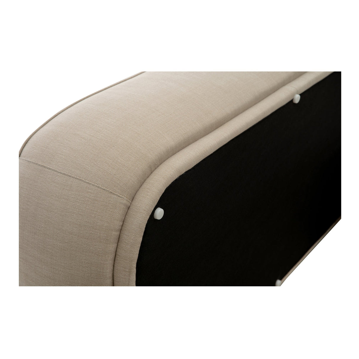 Marion Beige Rectangular Ottoman by MOES at Eve Furniture
