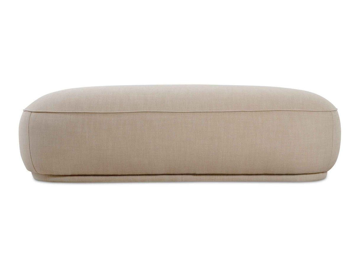 Marion Beige Rectangular Ottoman by Moe's Home at Eve Furniture
