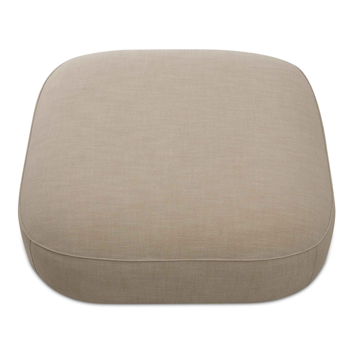 Marion Beige Square Ottoman