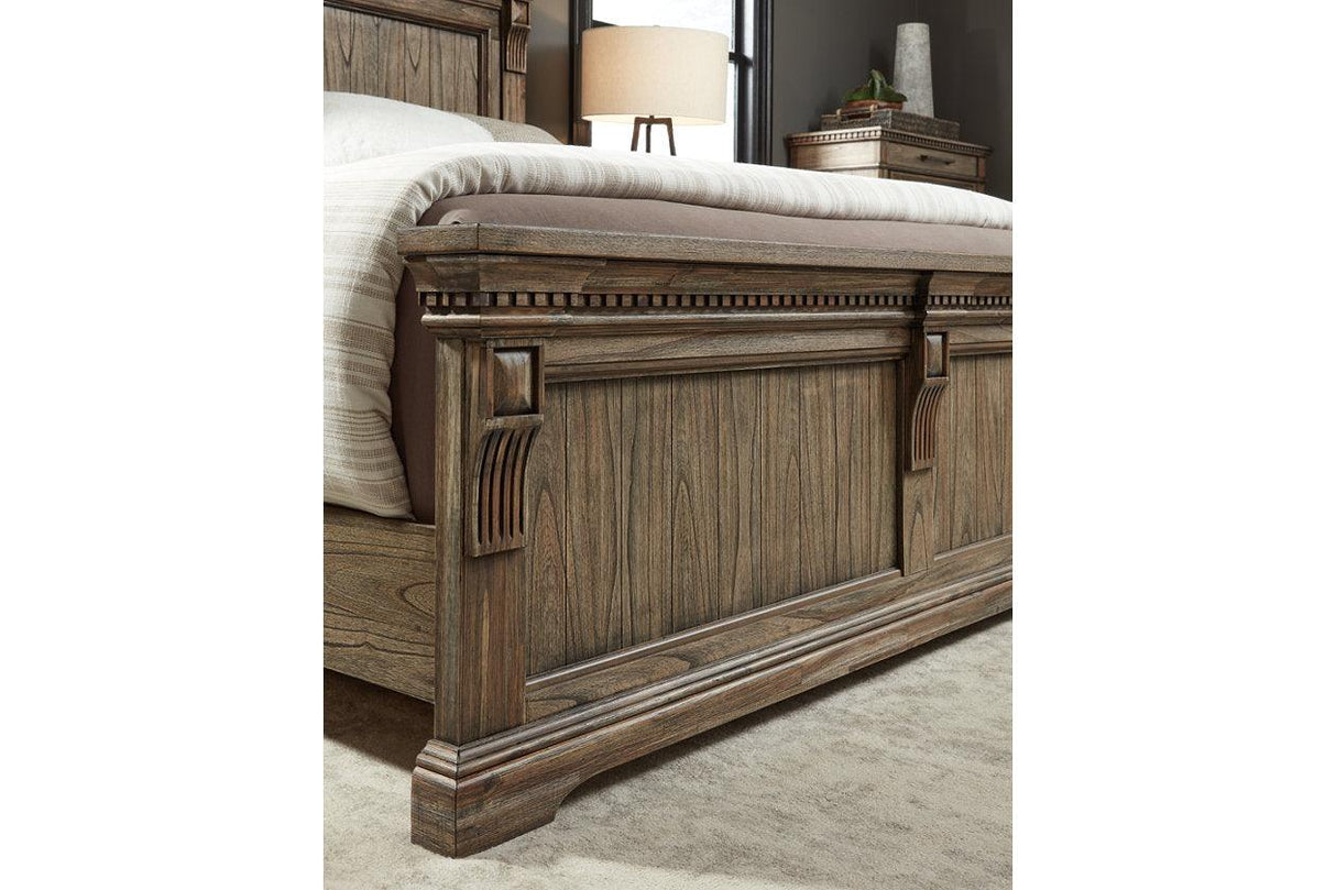 Markenburg Brown Queen Panel Bed by Ashley at Eve Furniture