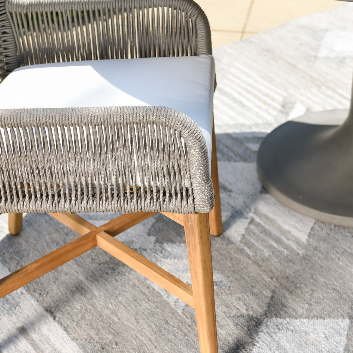 Marley Gray Outdoor Dining Chair by Classic Home at Eve Furniture