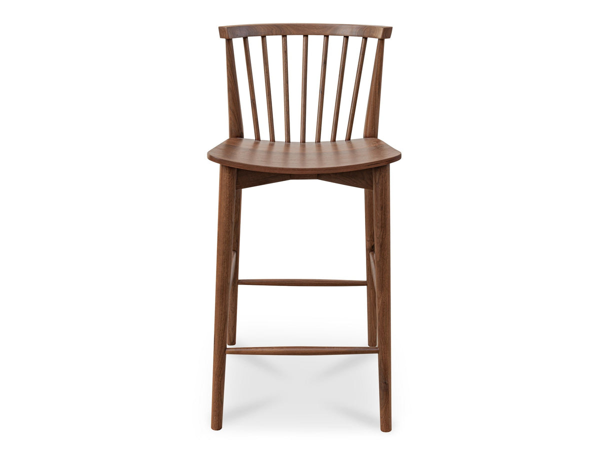 Marley Walnut Counter Stool by MOES at Eve Furniture