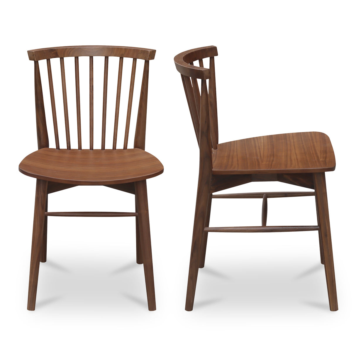 Marley Walnut Dining Chair (Set of 2) by MOES at Eve Furniture
