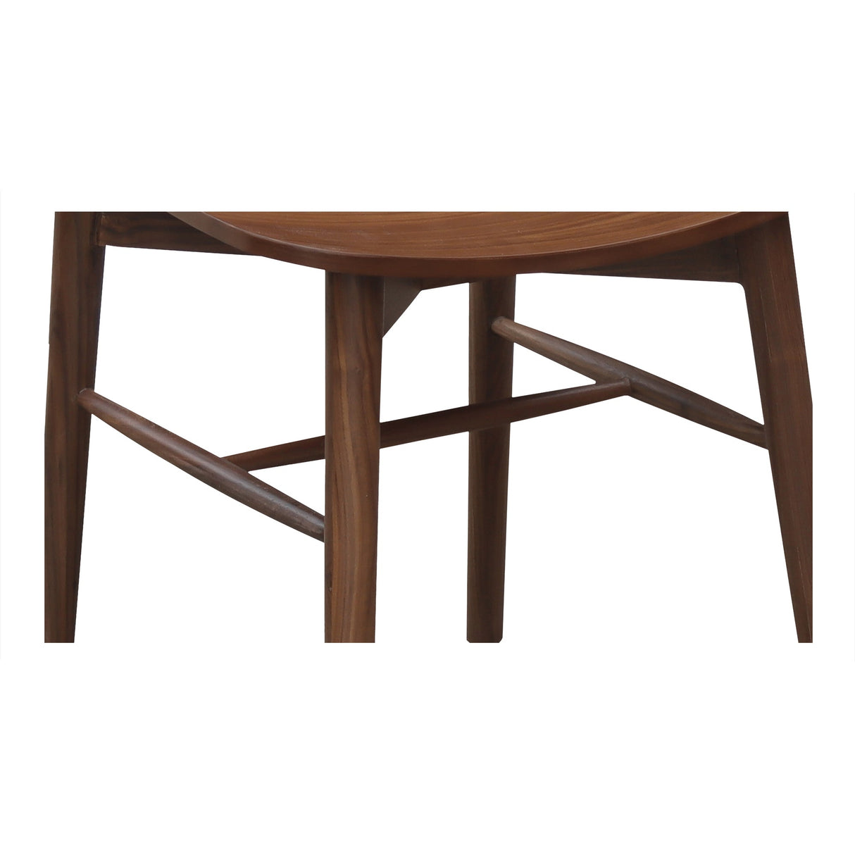 Marley Walnut Dining Chair (Set of 2) by Moe's Home at Eve Furniture