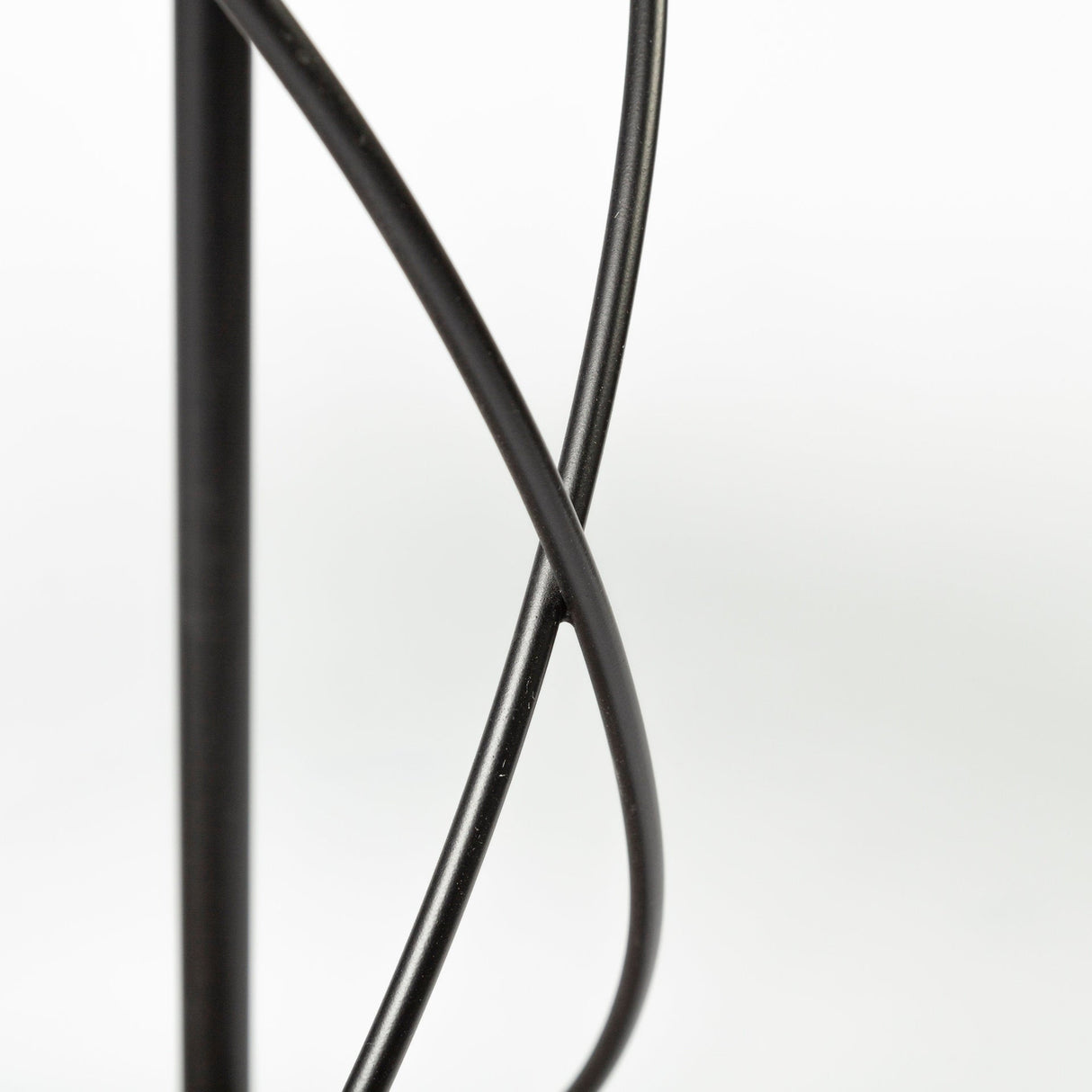 Marlon Black Metal Frame Two Tier Shelves w/Stemware holder Bar Cart by Mercana at Eve Furniture
