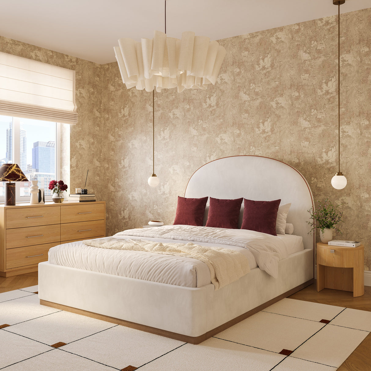 Marlow 6-Drawer Wood Dresser by TOV Furniture at Eve Furniture