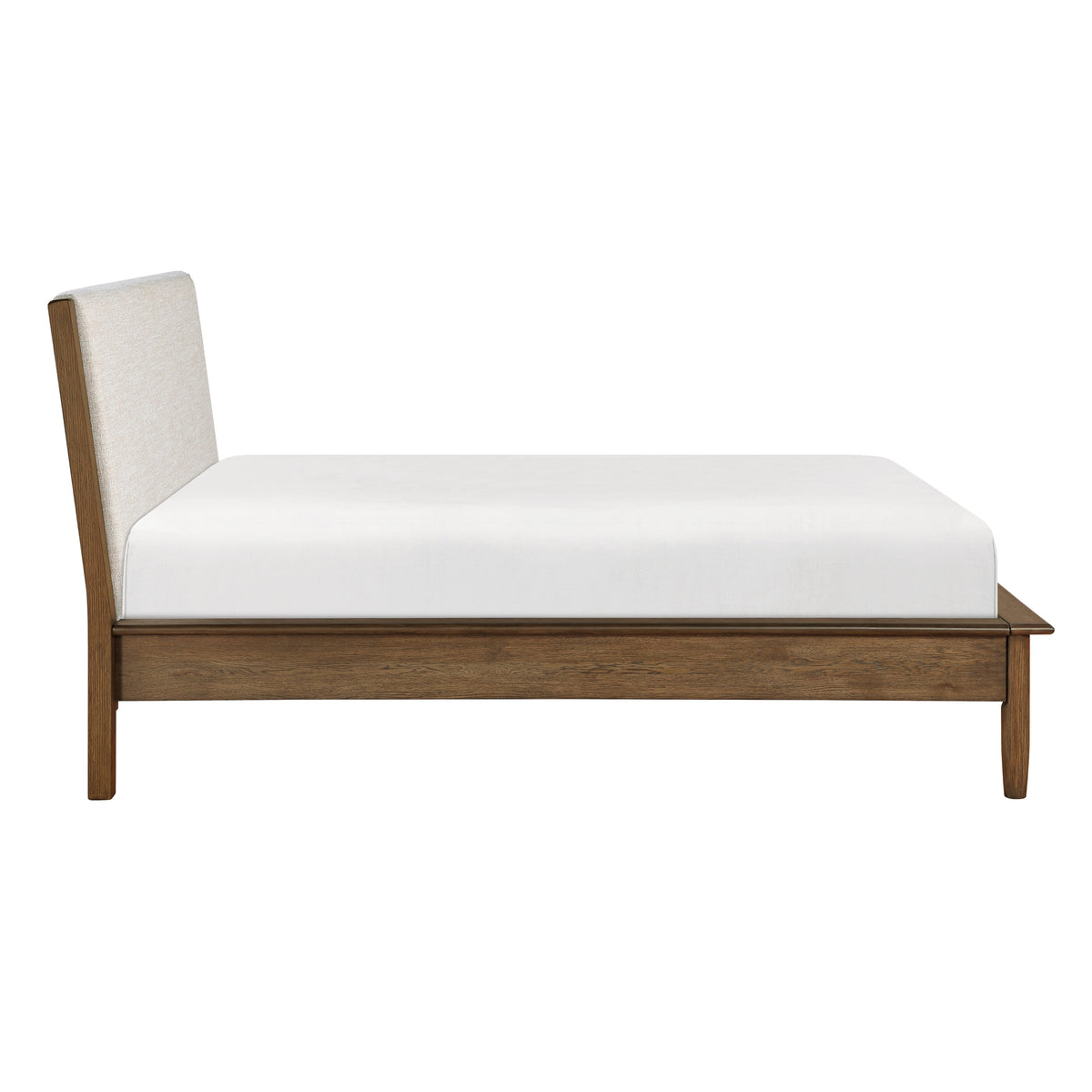 Marlow Brown/Oatmeal Eastern King Platform Bed by Homelegance at Eve Furniture