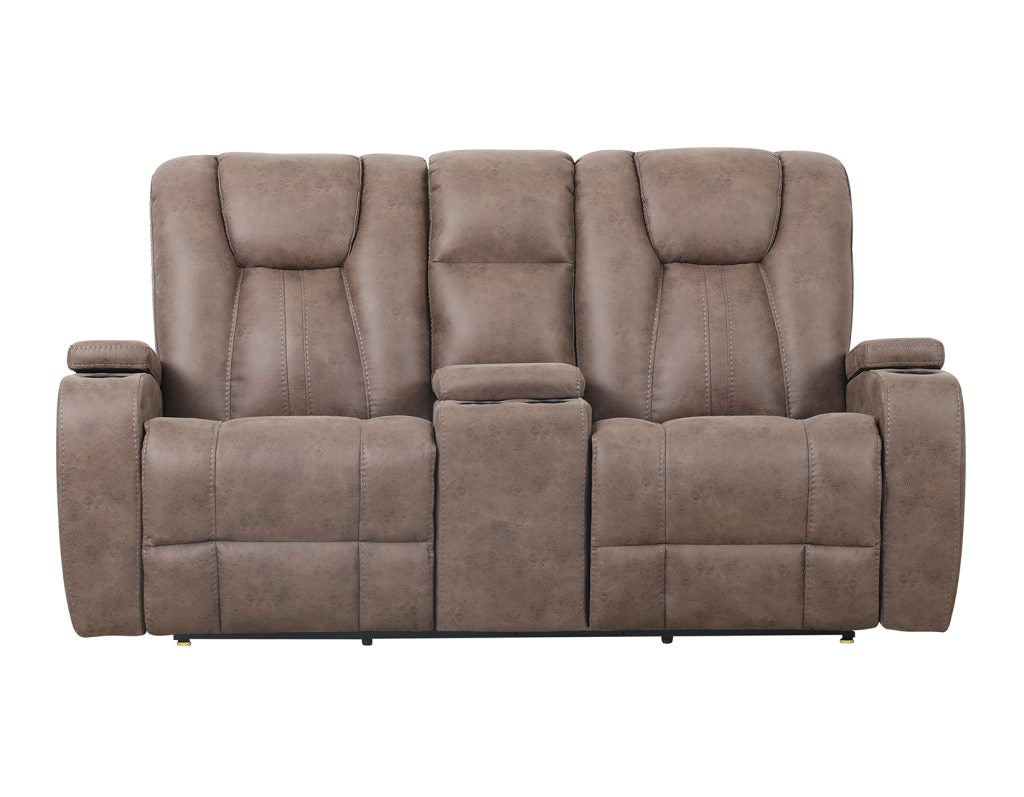 Marlow Sand 3-Piece Manual Reclining Set by Steve Silver at Eve Furniture