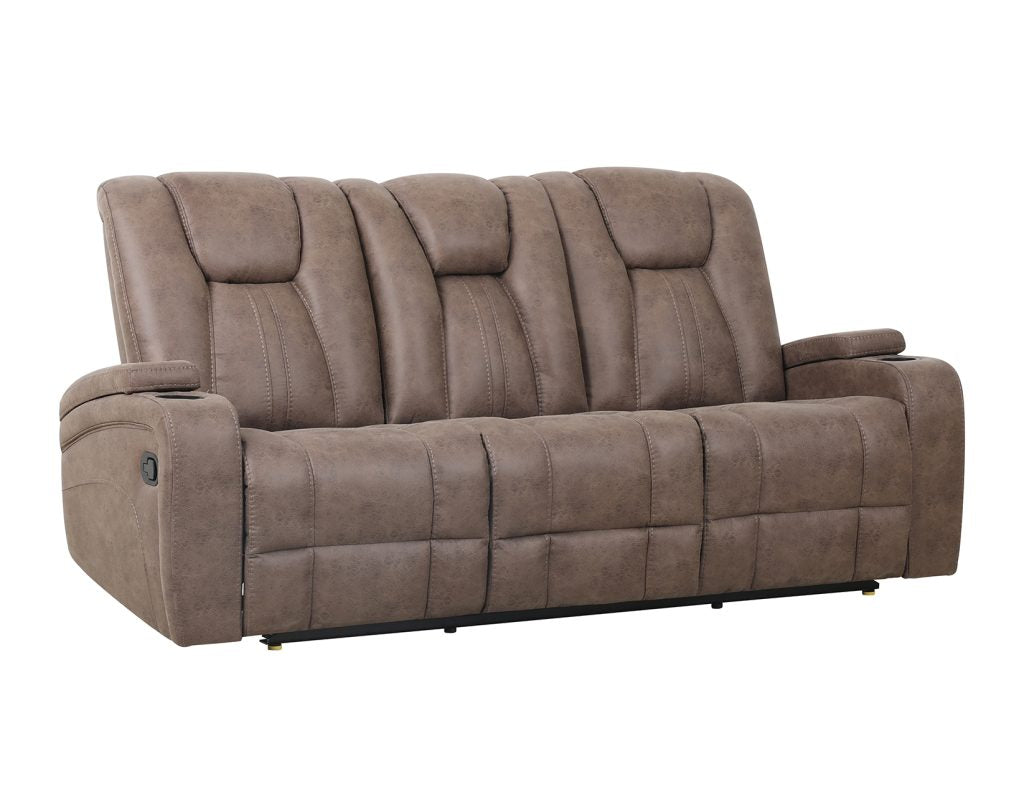Marlow Sand 3-Piece Manual Reclining Set by Steve Silver at Eve Furniture