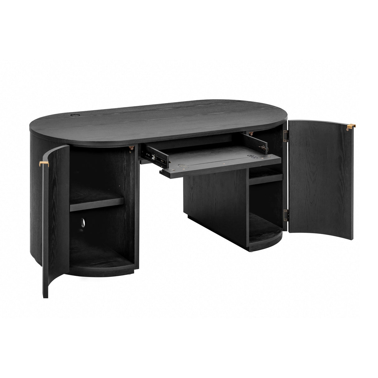 Marlow Wood Executive Desk by TOV Furniture at Eve Furniture