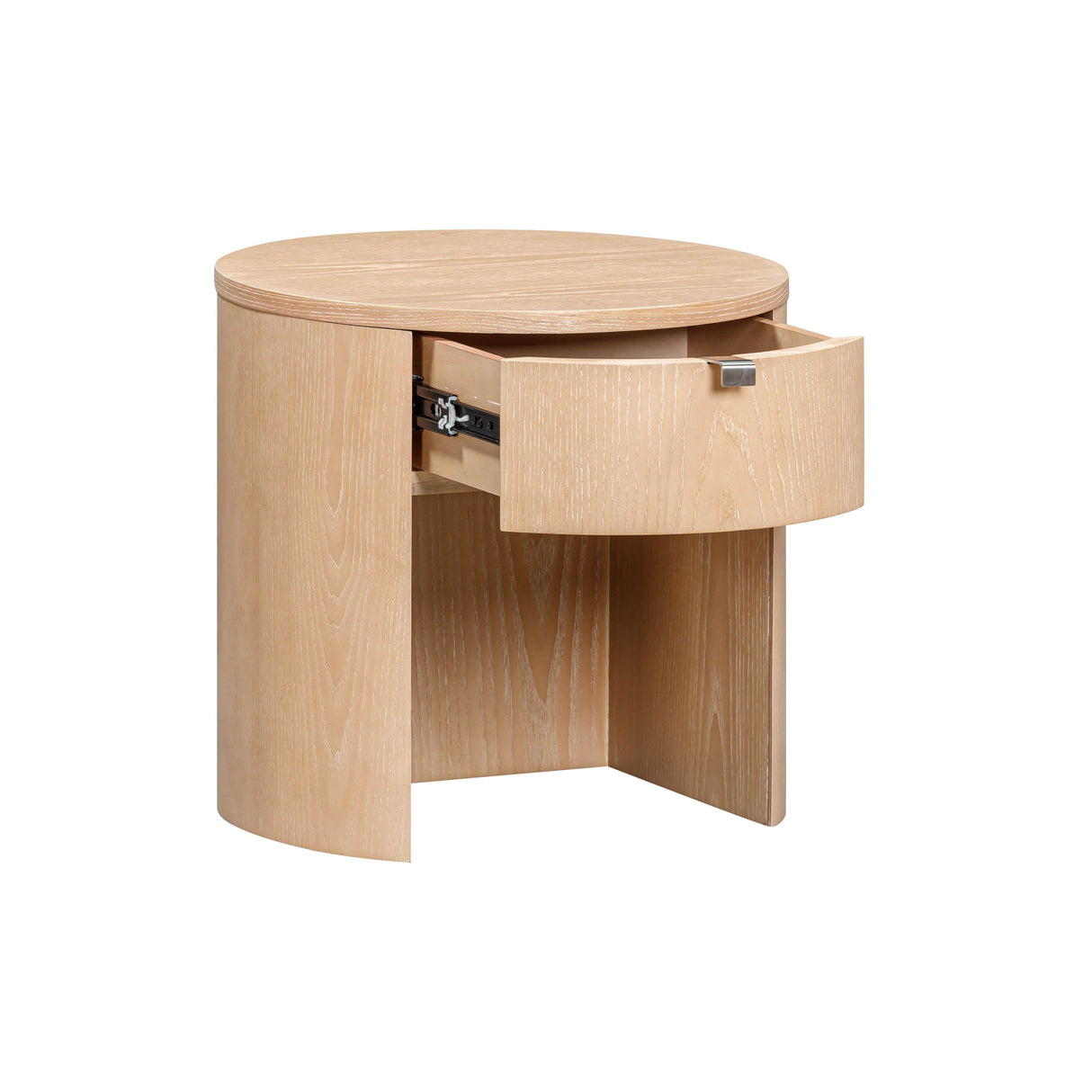 Marlow Wood Round Nightstand by TOV Furniture at Eve Furniture