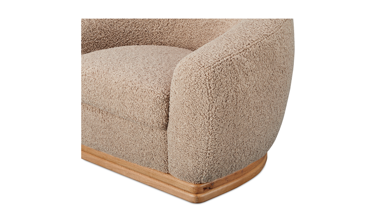 Marlowe Lounge Chair - Taupe by Moe's Home at Eve Furniture