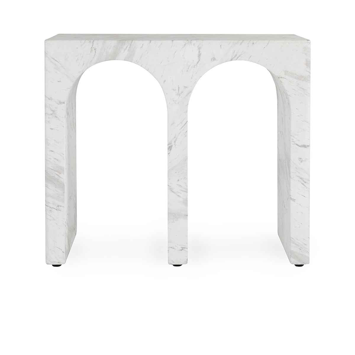 Marmo Ivory/Gray Outdoor End Table by Classic Home at Eve Furniture