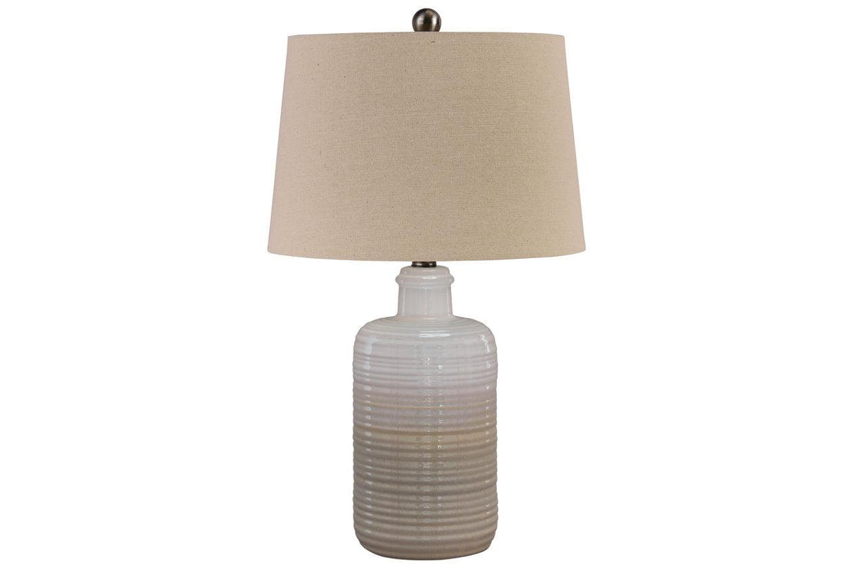 Marnina Taupe Table Lamp by Ashley at Eve Furniture