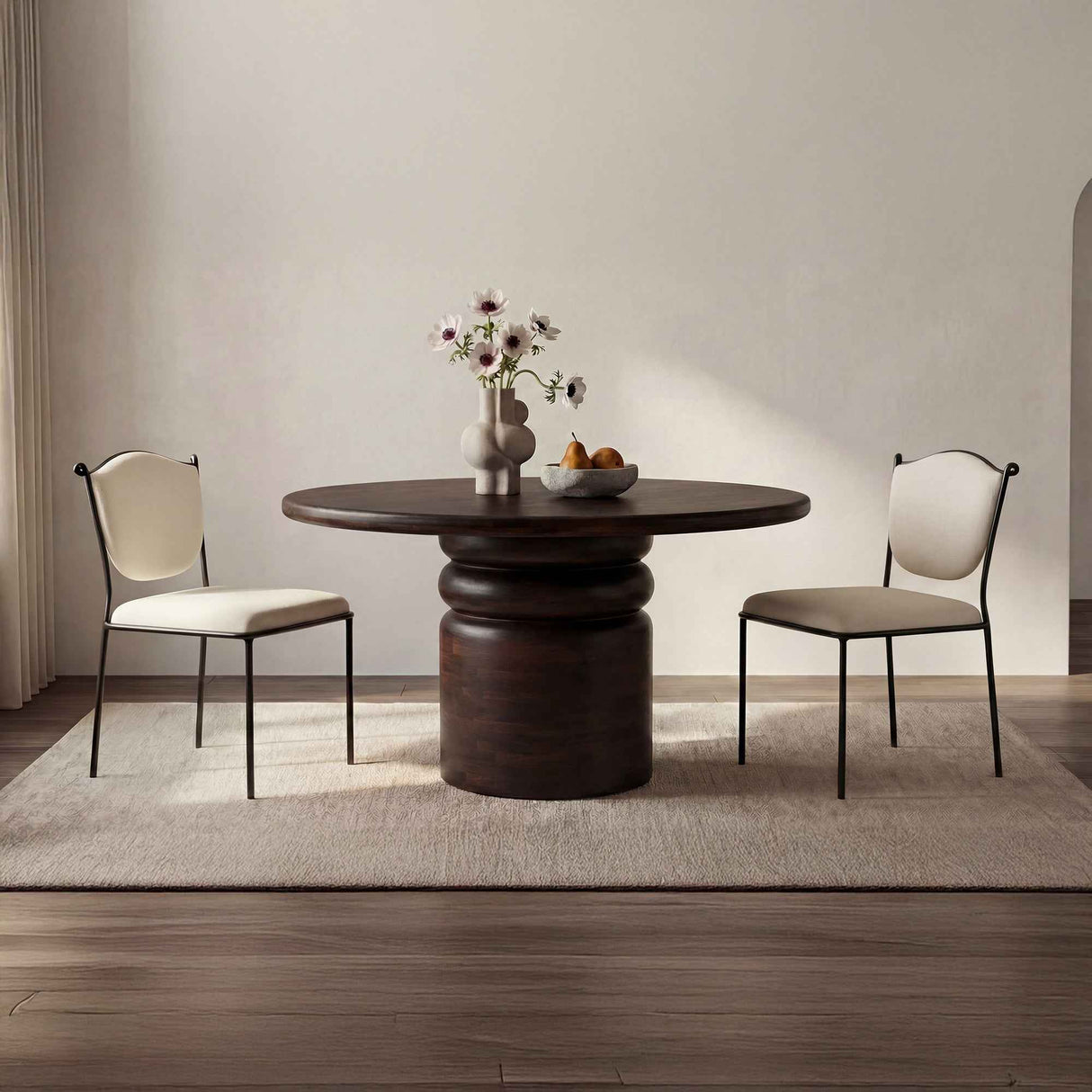 Maro Brown Dining Table by Moe's Home at Eve Furniture