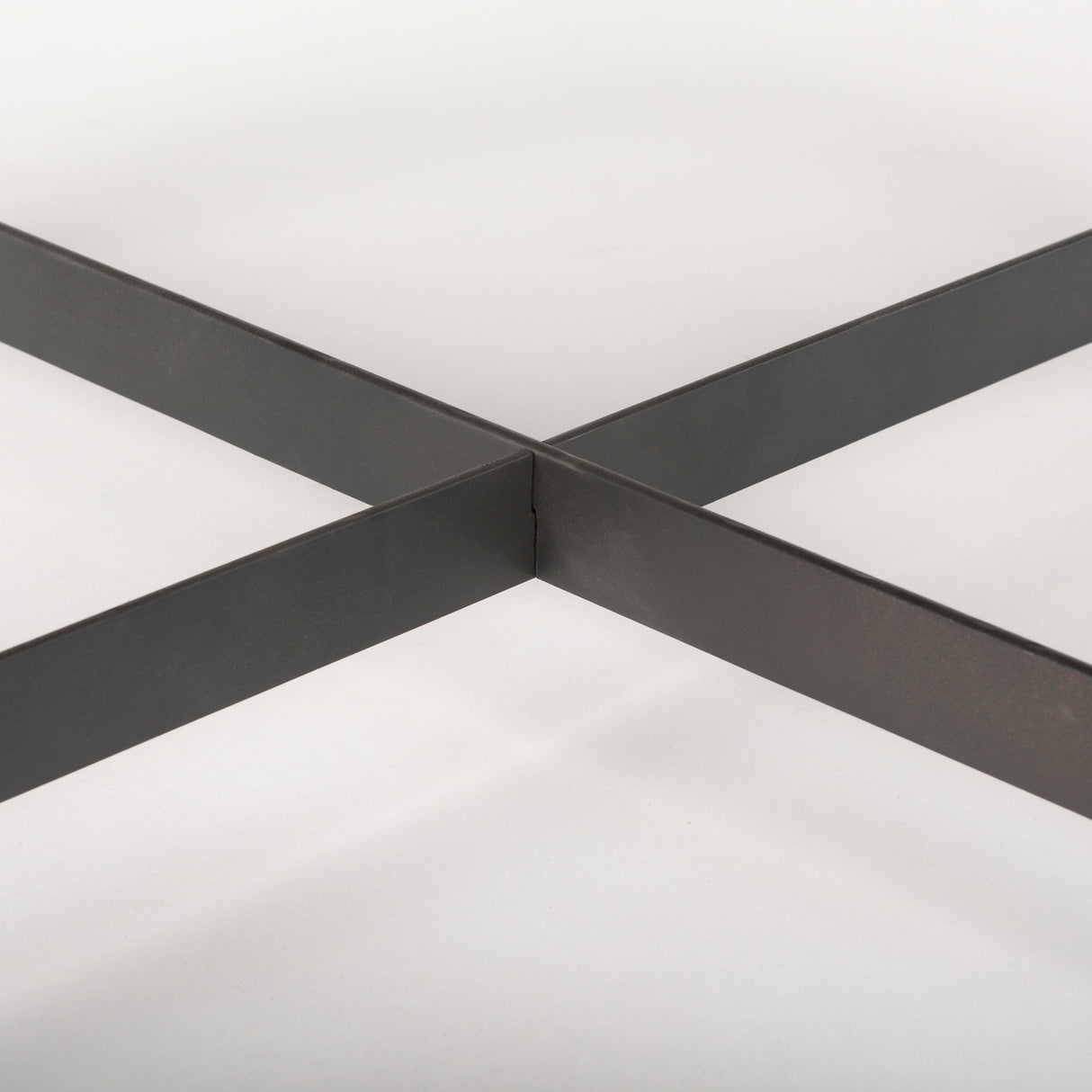 Marquisa Small Brown Wood w/ Black Metal Coffee Table by Mercana at Eve Furniture