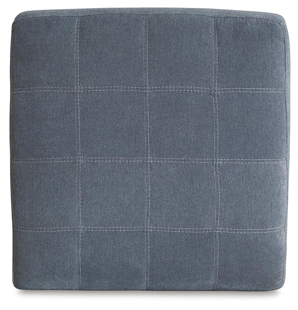 Marrelton Denim Oversized Accent Ottoman by Ashley at Eve Furniture