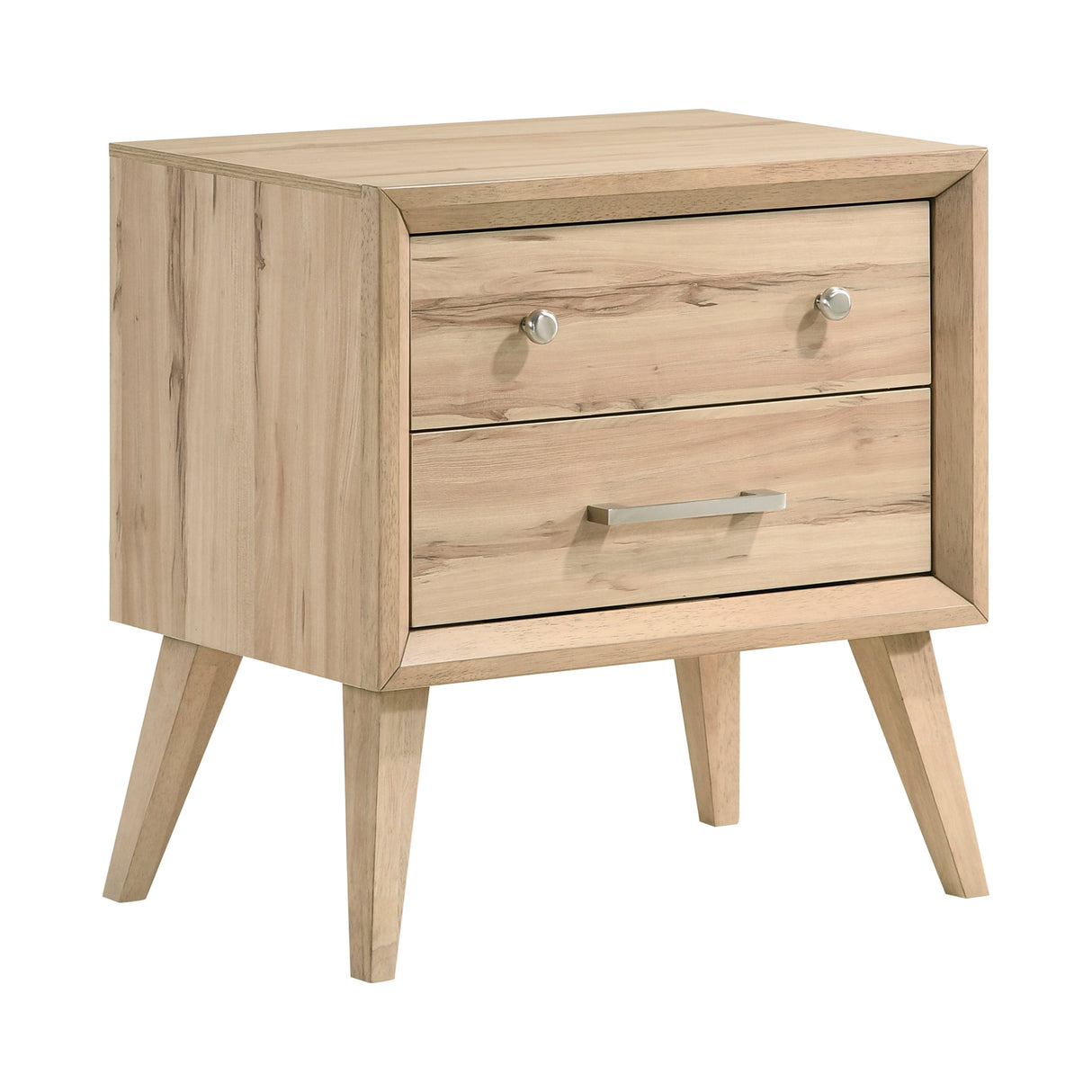 Marrin Natural Oak Nightstand by Homelegance at Eve Furniture