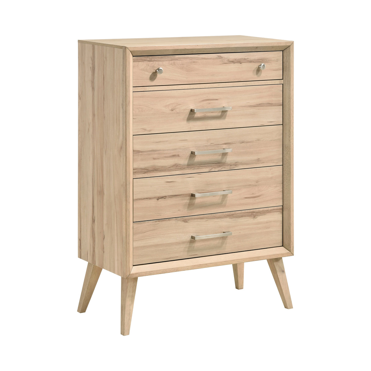 Marrin Natural Oak Panel Bedroom Set by Homelegance at Eve Furniture