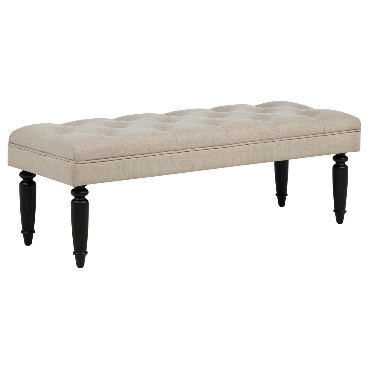Marsha Latte 52-inch Upholstered Entryway Accent Bench by Coaster at Eve Furniture