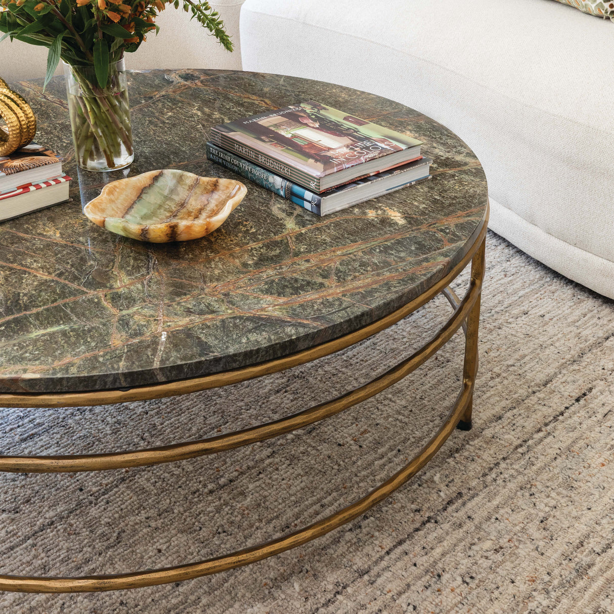 Marston Coffee Table, Brown by Dovetail at Eve Furniture