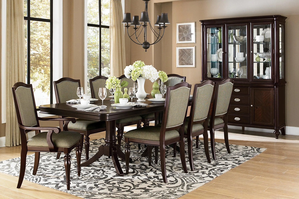 Marston Dark Cherry Arm Chair, Set of 2 by Homelegance at Eve Furniture