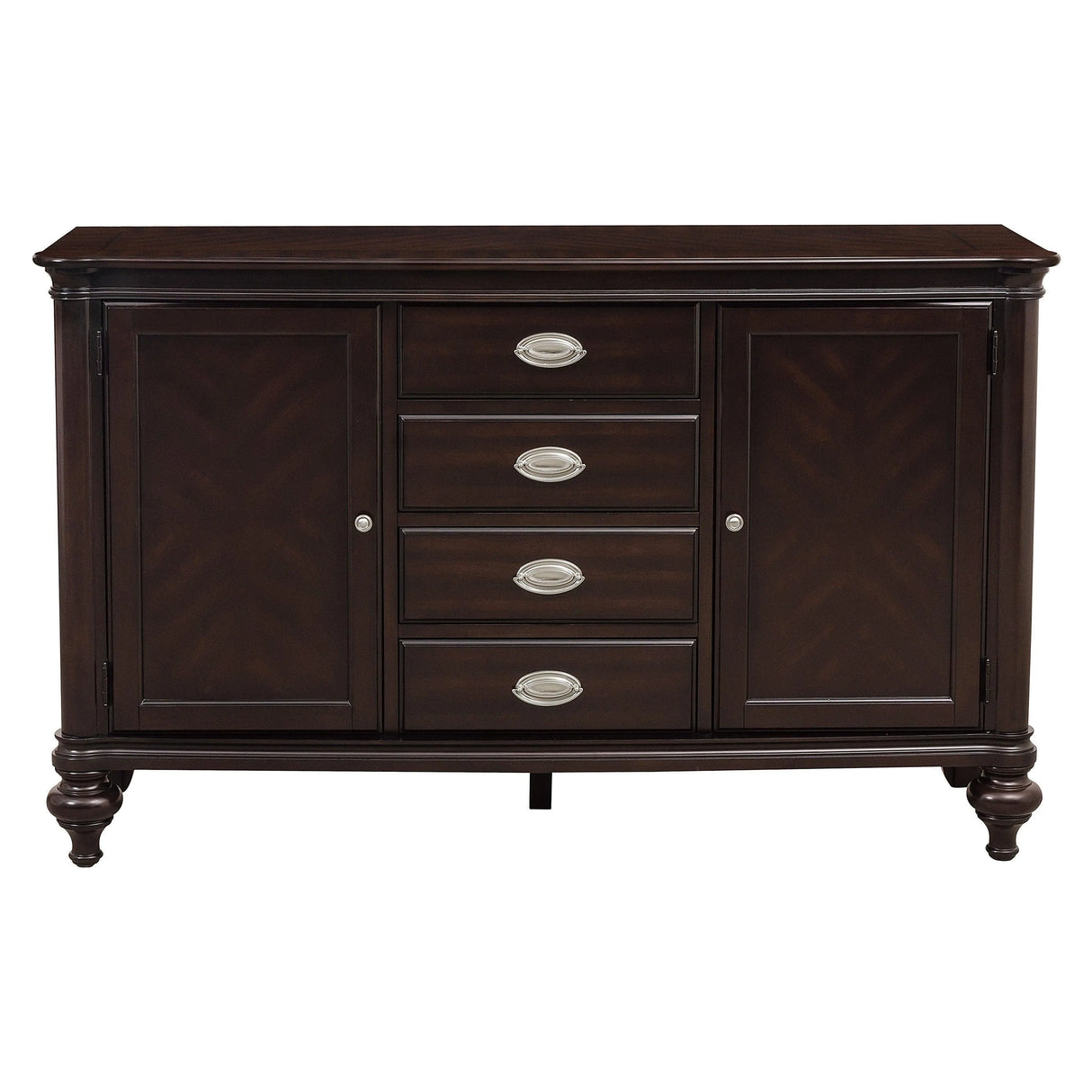 Marston Dark Cherry Buffet by Homelegance at Eve Furniture