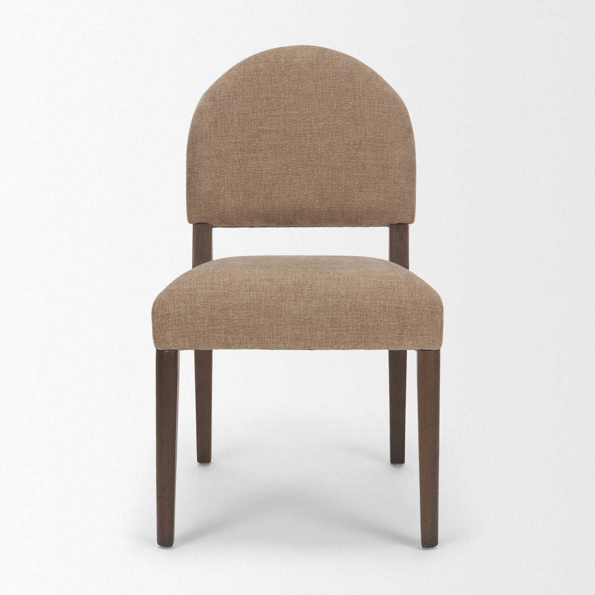 Martie Rounded Back Dining Side Chair | Fabric w/ Wood, Set of 2 by Mercana at Eve Furniture