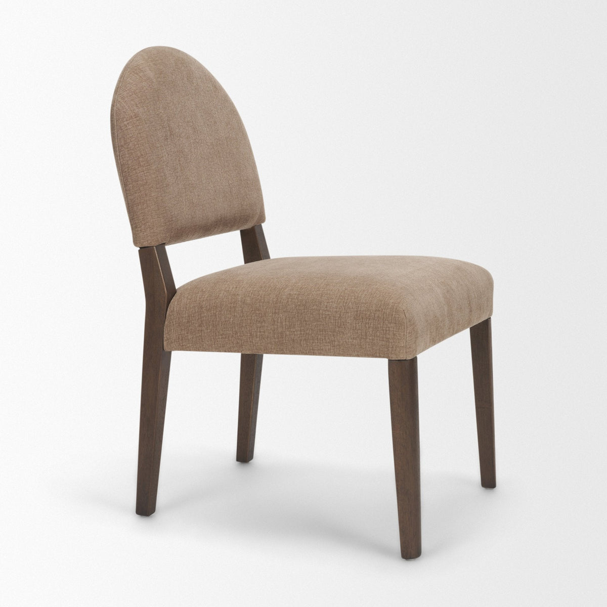 Martie Rounded Back Dining Side Chair | Fabric w/ Wood, Set of 2 by Mercana at Eve Furniture