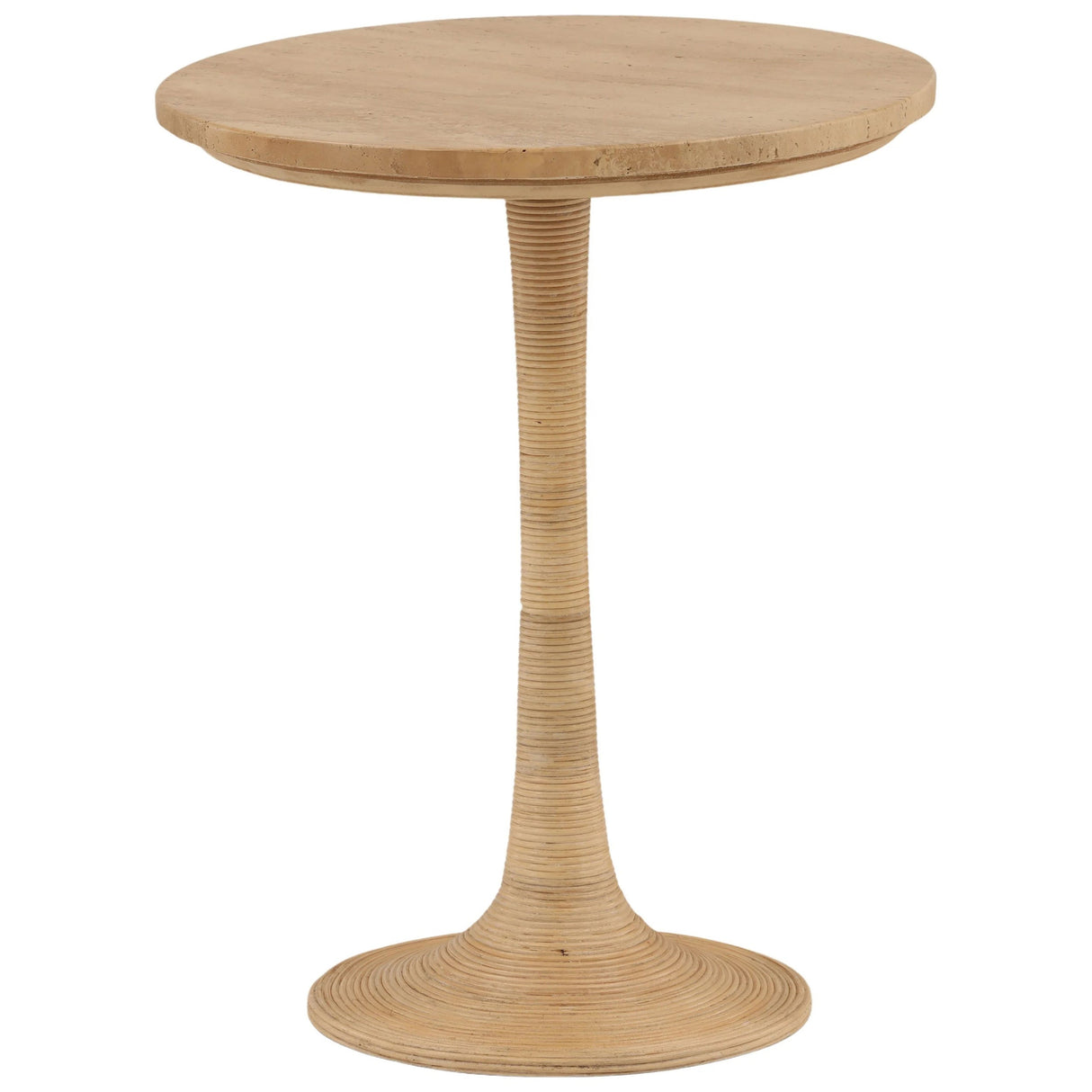 Martine Side Table, Natural by Dovetail at Eve Furniture