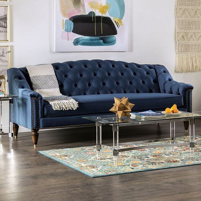 Martinique Blue Sofa by Furniture of America at Eve Furniture