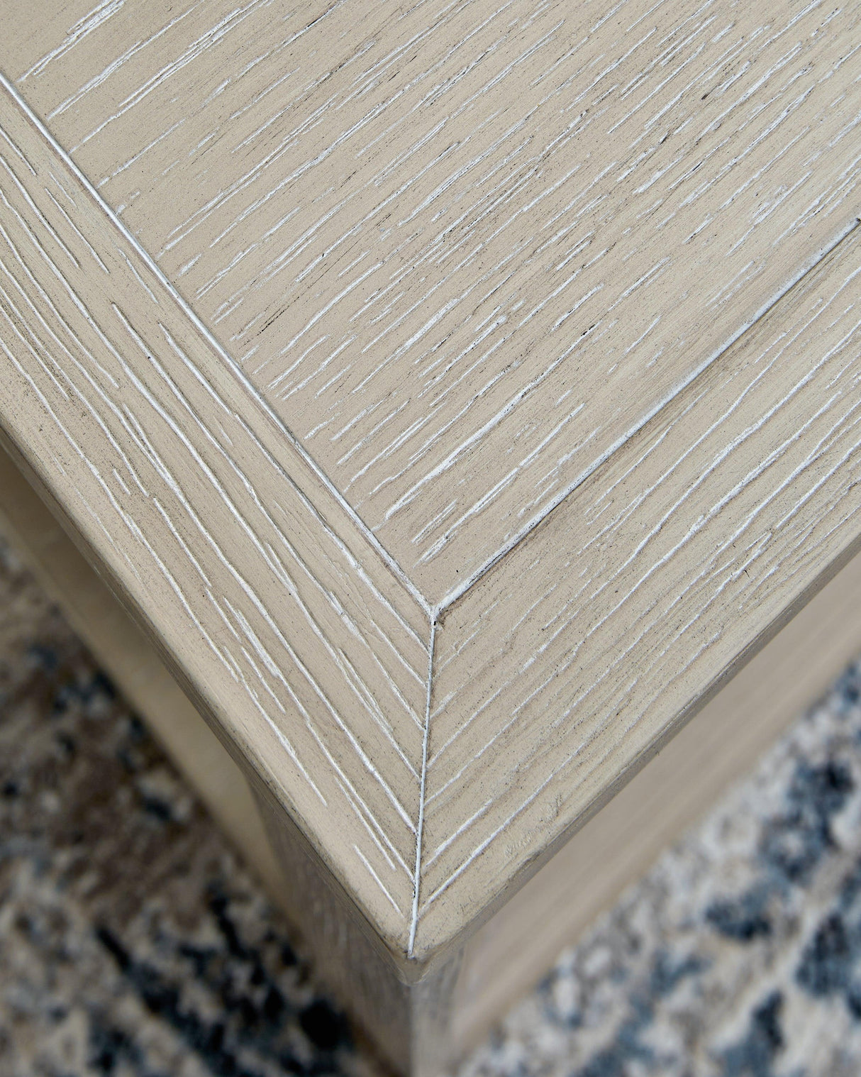 Marxhart Bisque End Table by Ashley at Eve Furniture