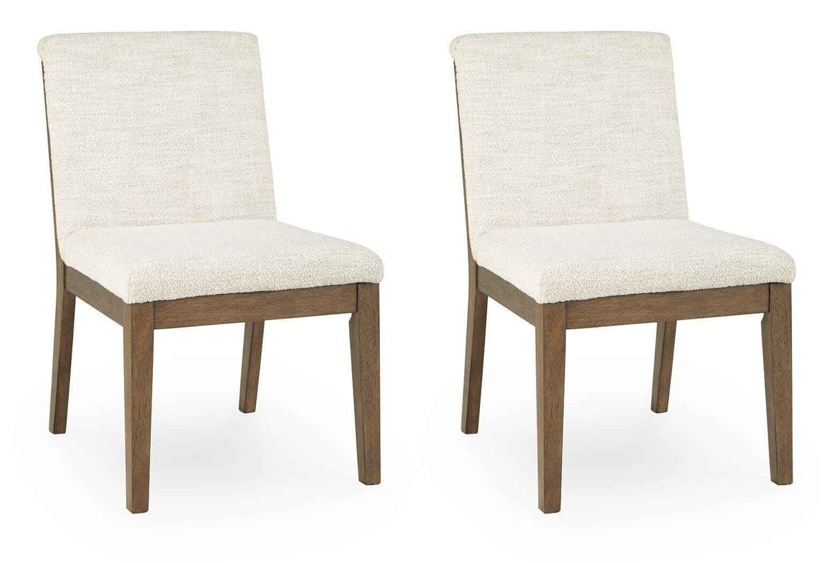 Marxmore Beige/Brown Dining Chair, Set of 2 by Ashley at Eve Furniture