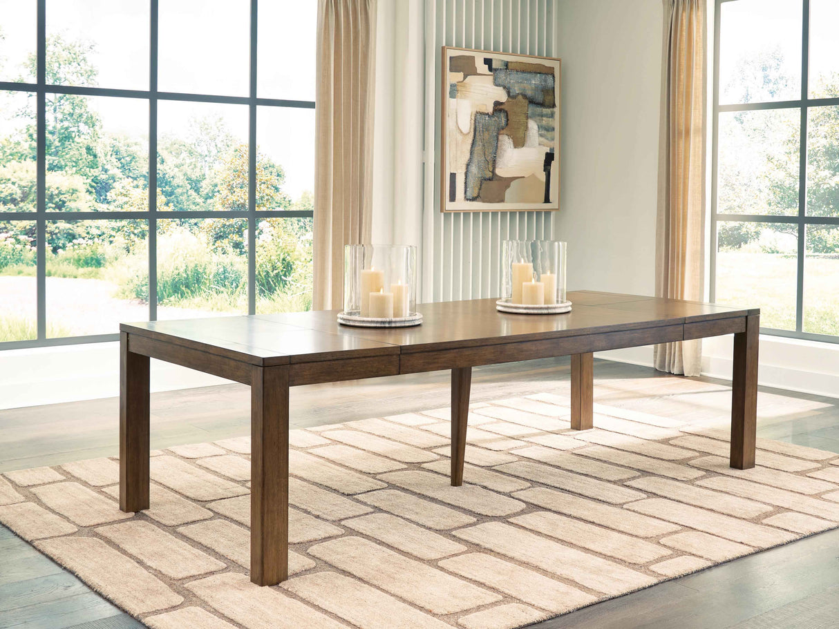 Marxmore Brown Dining Butterfly Extension Table by Ashley at Eve Furniture