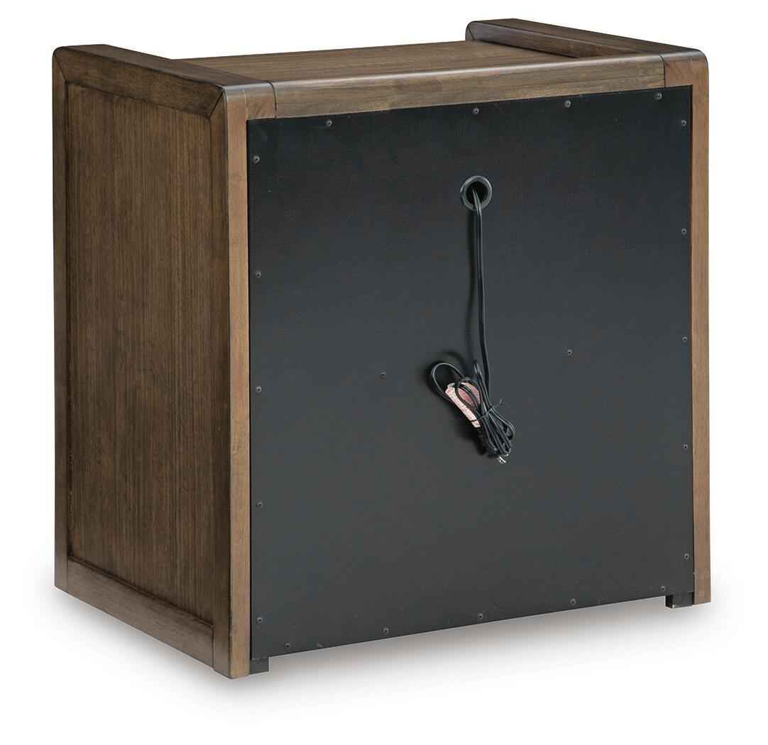 Marxmore Brown Three Drawer Nightstand by Ashley at Eve Furniture