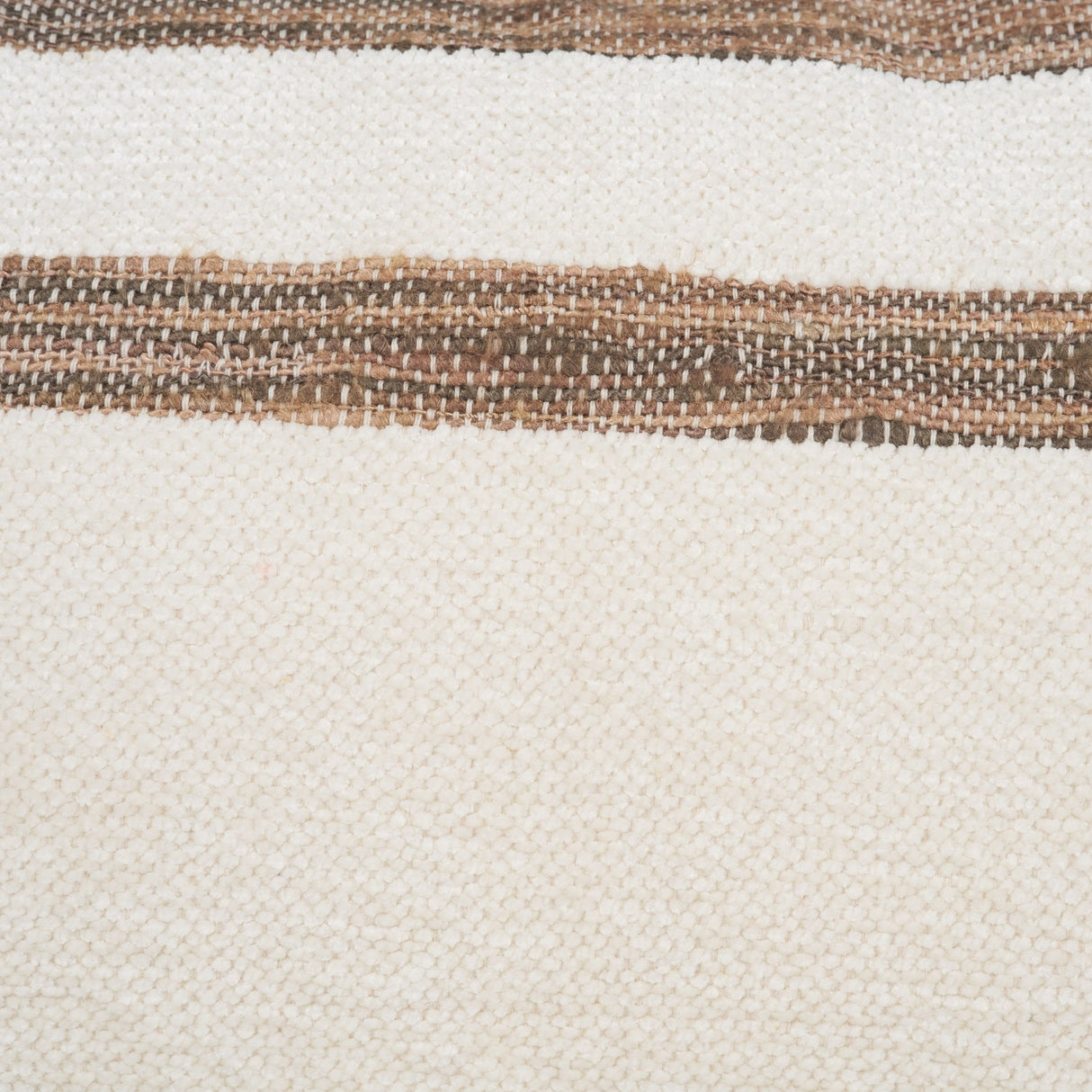 Maryn 14x26 Lumbar Cream w/ Brown Stripes Decorative Pillow Cover by Mercana at Eve Furniture