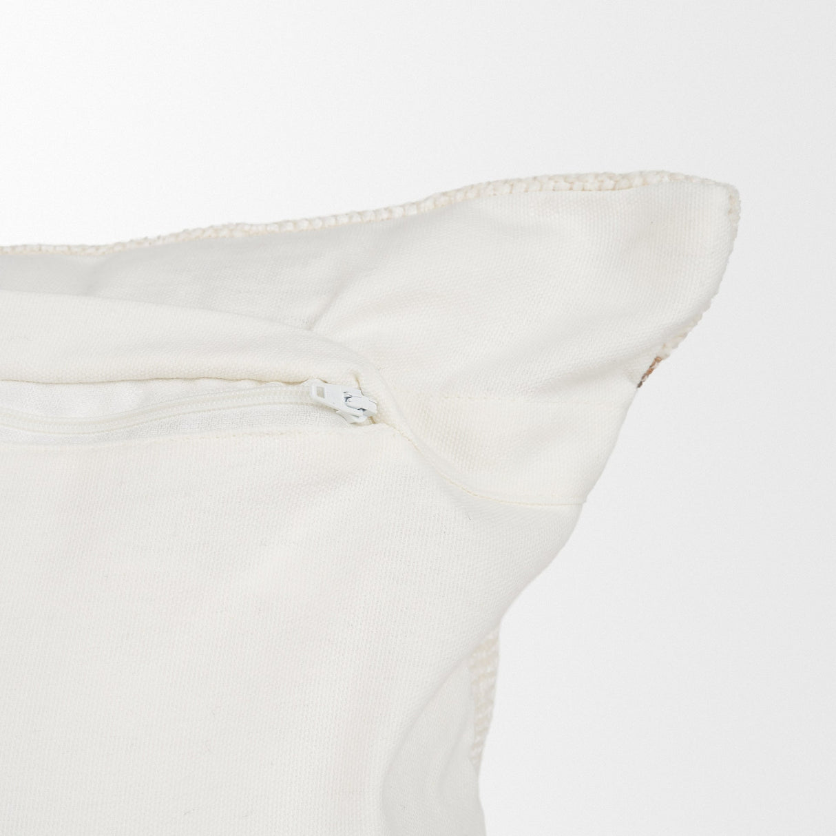 Maryn 13x21 Lumbar Cream w/ Brown Stripes Decorative Pillow Cover by Mercana at Eve Furniture