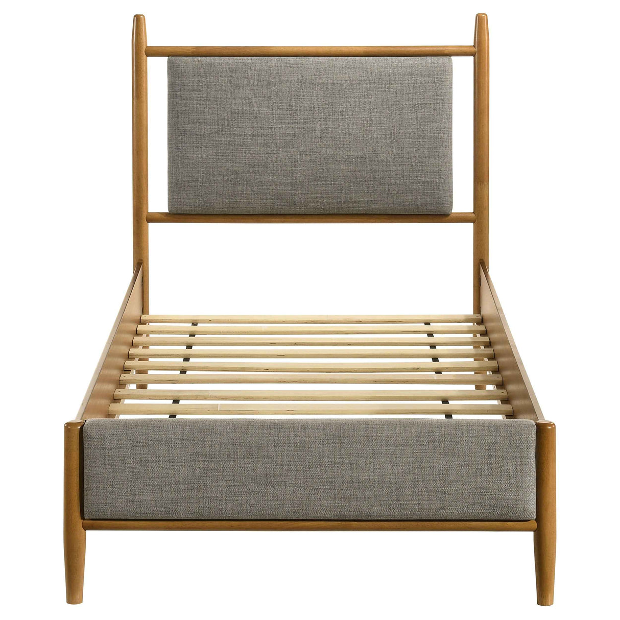 Mason Light Brown 46-inch Twin Panel Platform Bed by Coaster at Eve Furniture