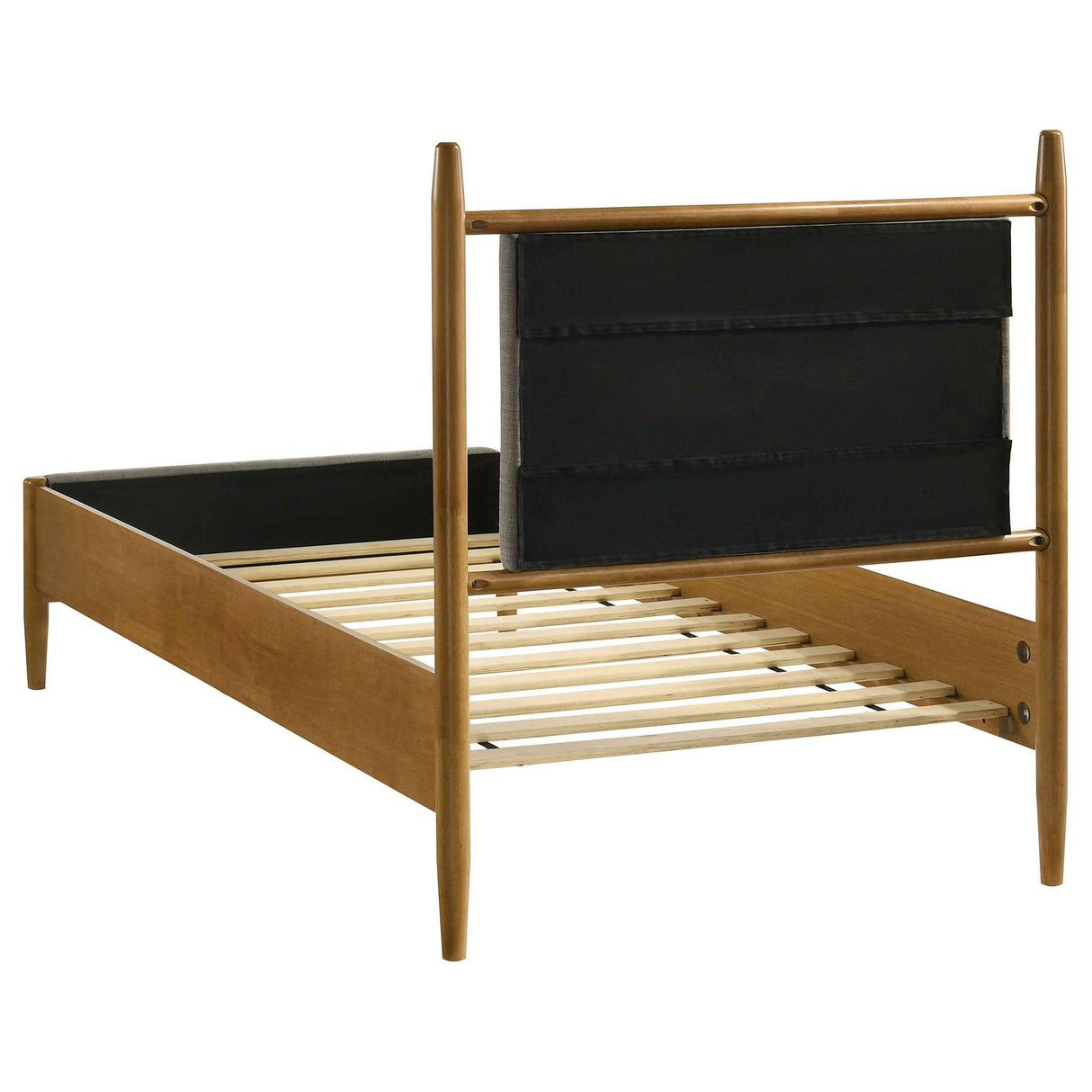 Mason Light Brown 46-inch Twin Panel Platform Bed by Coaster at Eve Furniture